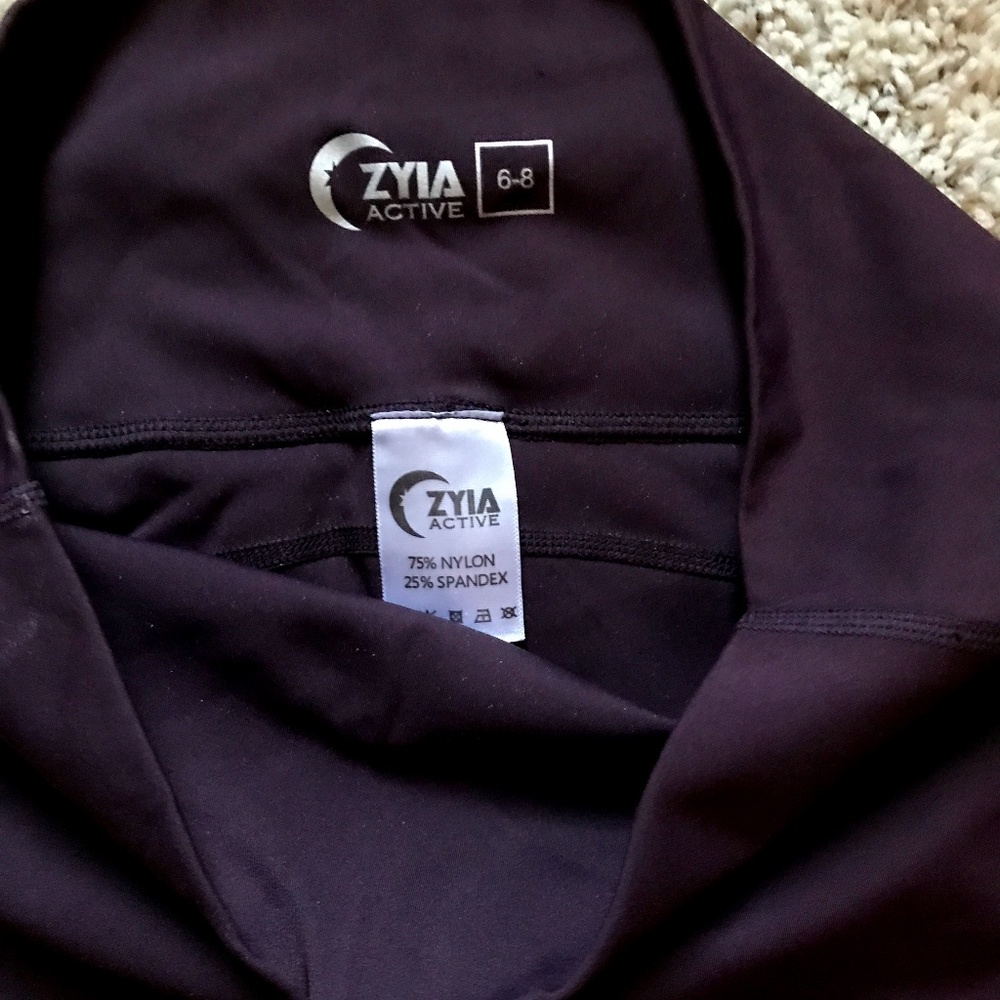Zyia active compression tights. Size 6-8